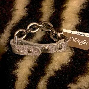 Natasha Couture Silver adjustable bracelet ❤️‍🔥❤️‍🔥❤️‍🔥💋💋